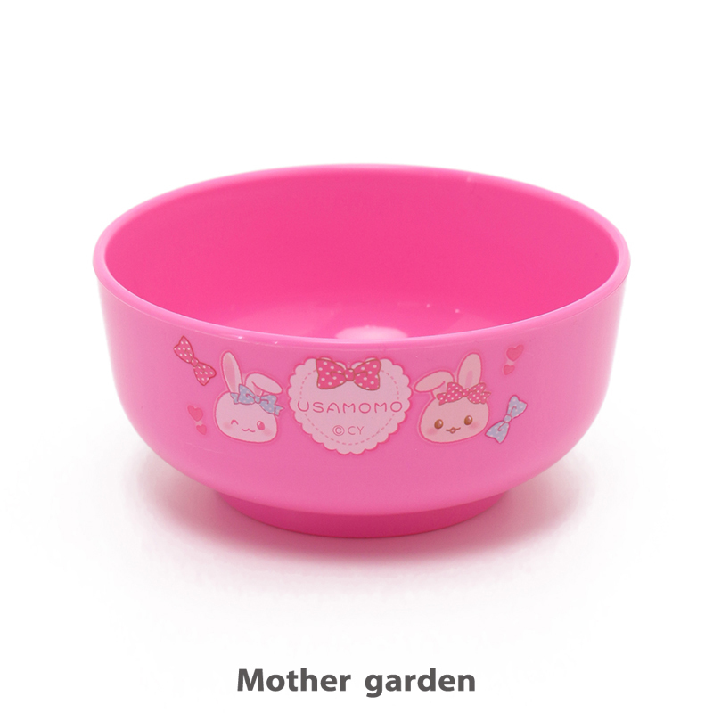 Usamomo 萌兔桃桃 餐具【蝴蝶結餐具系列】湯碗