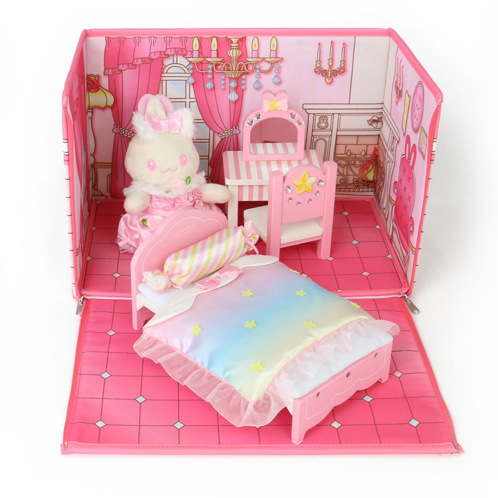 Usamomo 萌兔桃桃 家家酒玩具 收納盒-House