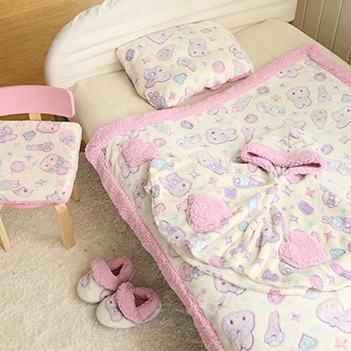 Usamomo 萌兔桃桃 【夜光系列】室內鞋 16-17cm 18-19cm