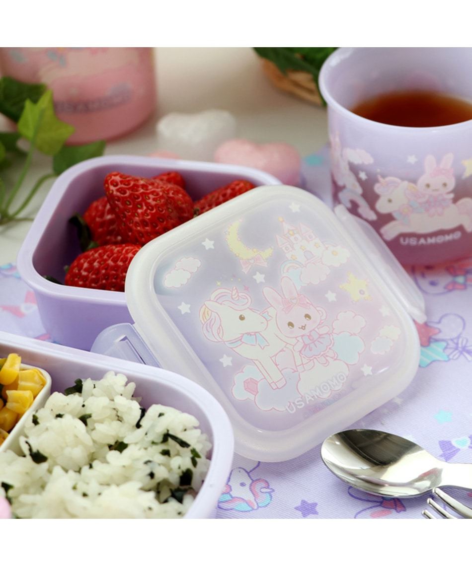 Usamomo 萌兔桃桃 水果盒 獨角獸