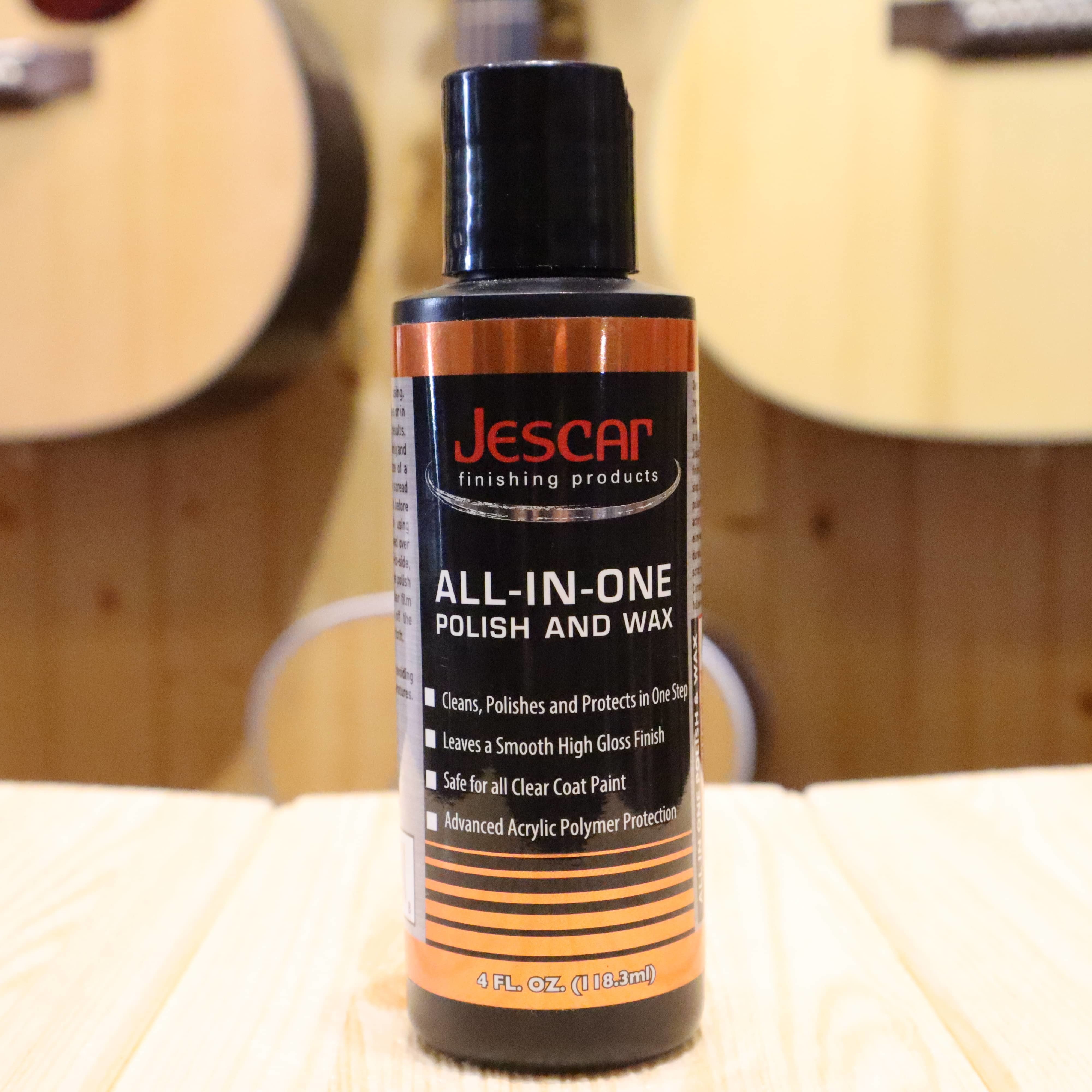 美國原裝進口 Jescar ALL-IN-ONE 樂器 汽車 臘 清潔/研磨 一劑到底