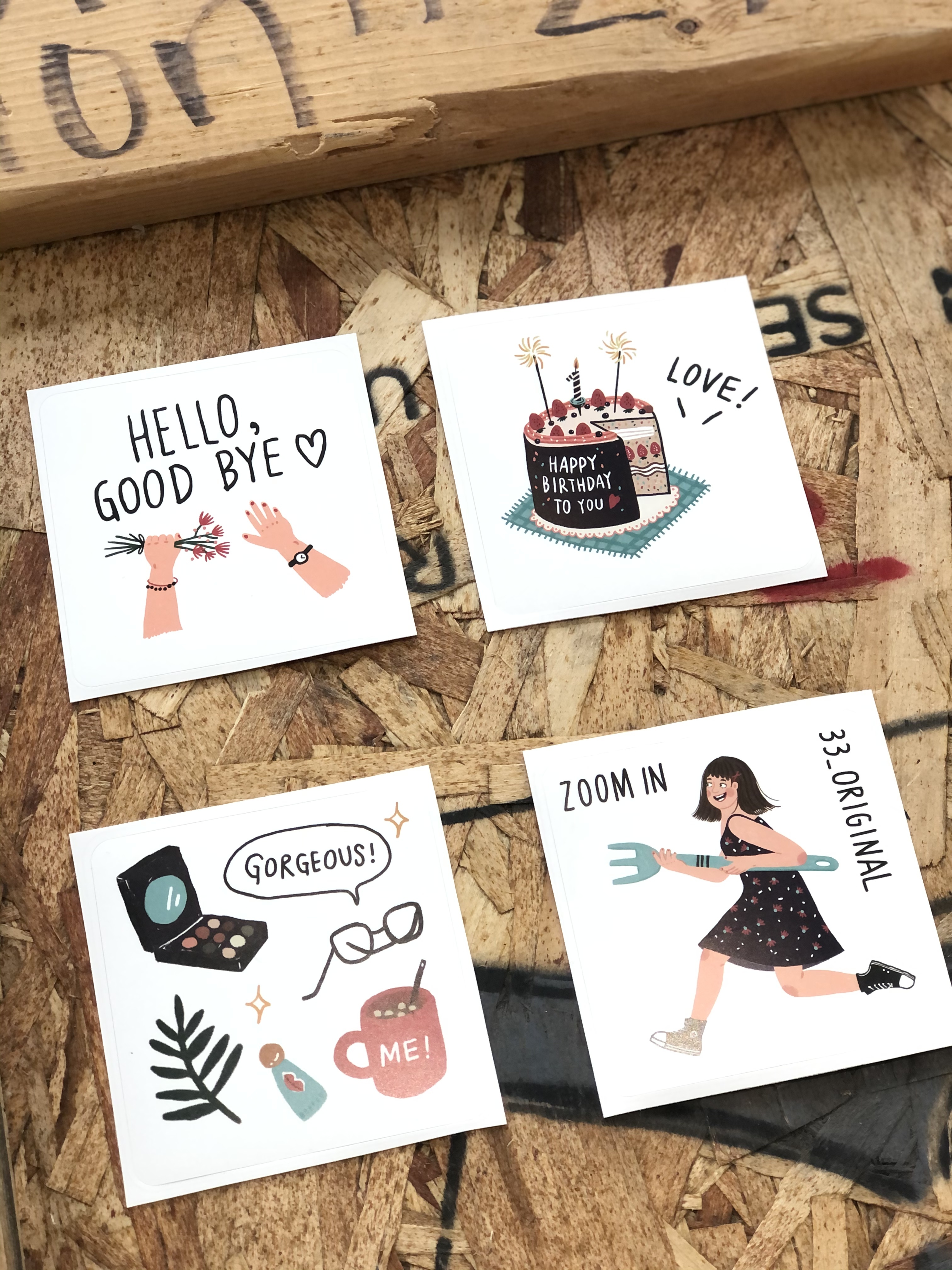 33_original x zoom in 一週年生日特展貼紙組