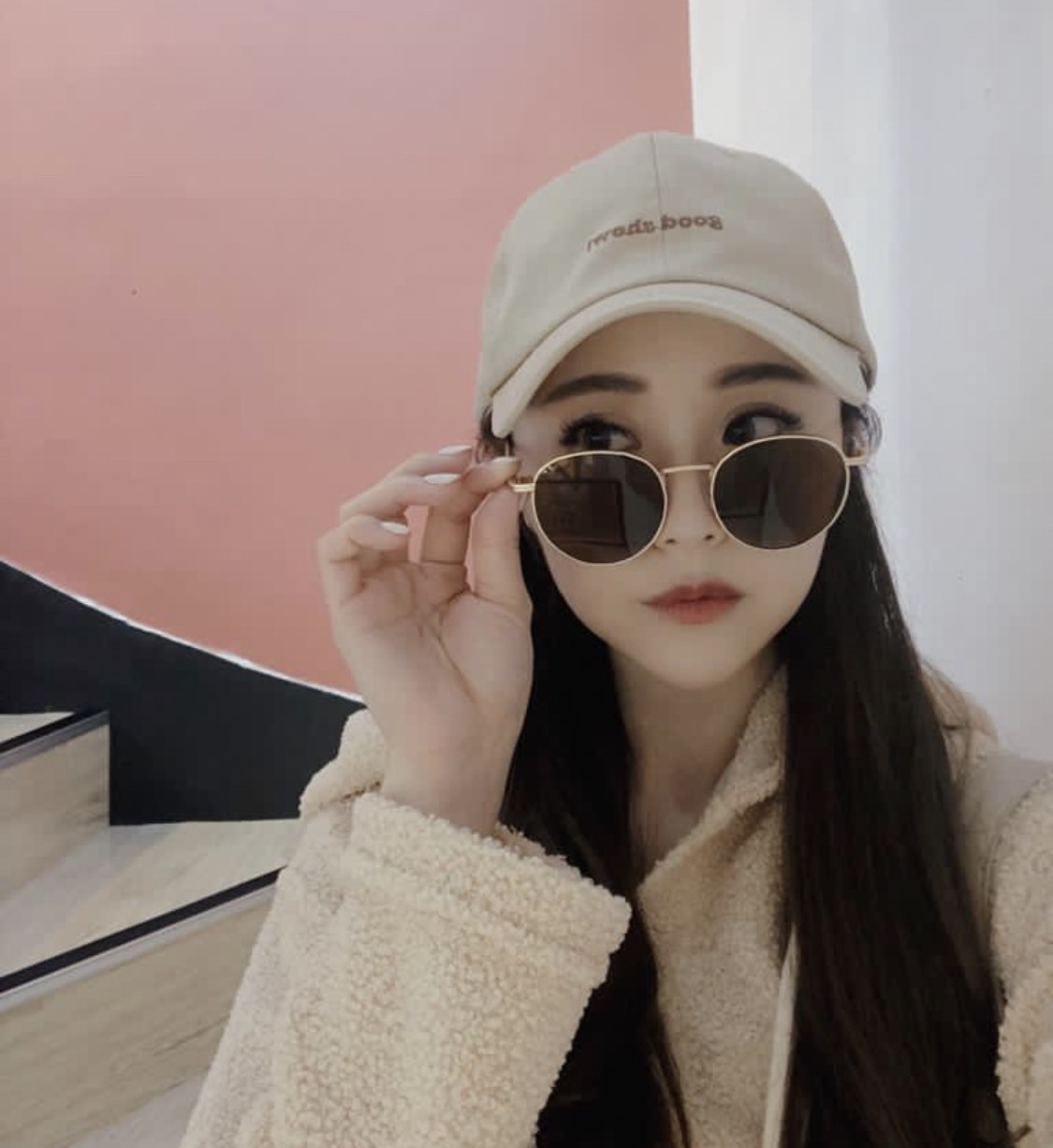 S0121915金屬圓框墨鏡/五色