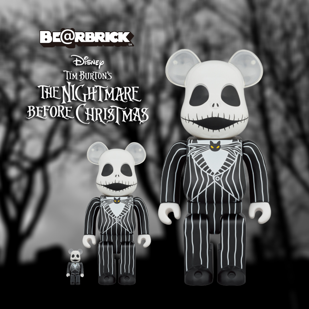 BE@RBRICK JACK SKELLINGTON 100％ & 400％