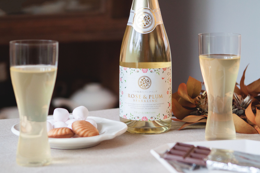 東農園玫瑰氣泡梅酒
