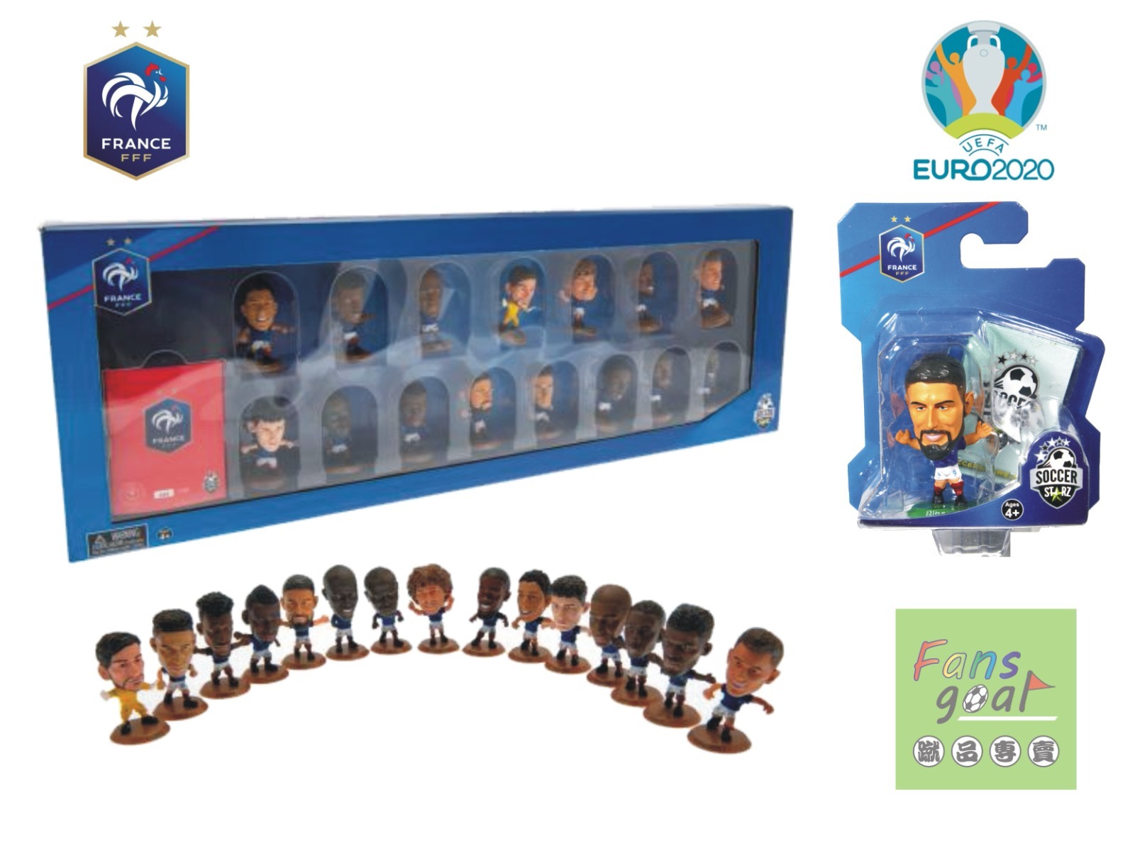 Soccerstarz法國主場2021年歐國盃15人套裝