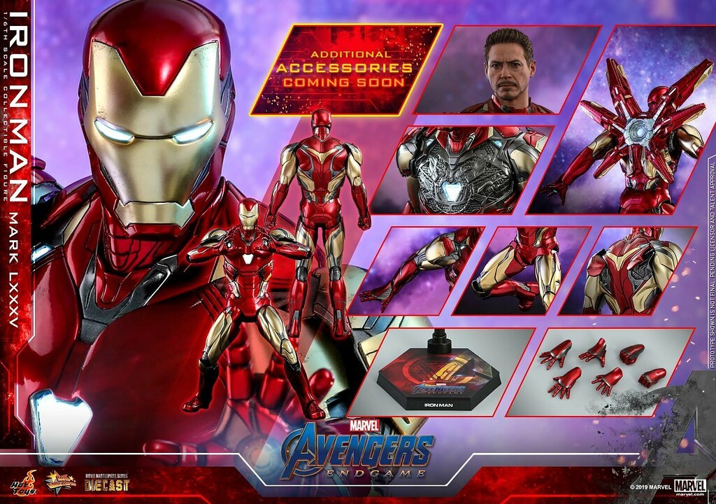 Hot Toys – MMS543D30 -《復仇者聯盟：終局之戰》鋼鐵人馬克85 Iron Man Mark LXXXV 1/6 BD