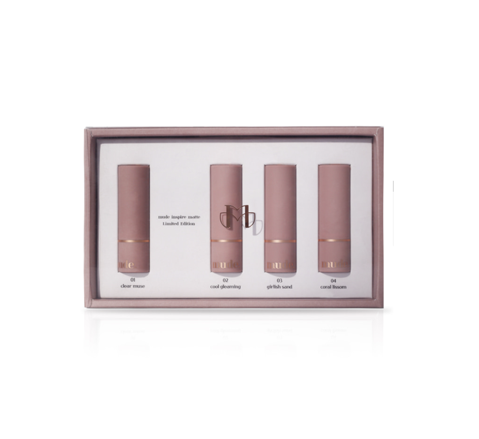 mude Inspire Matte Lip Set Limited Edition