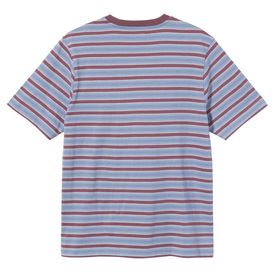 [INSTOCK] STUSSY GRIFFIN STRIPE CREW "STEEL"