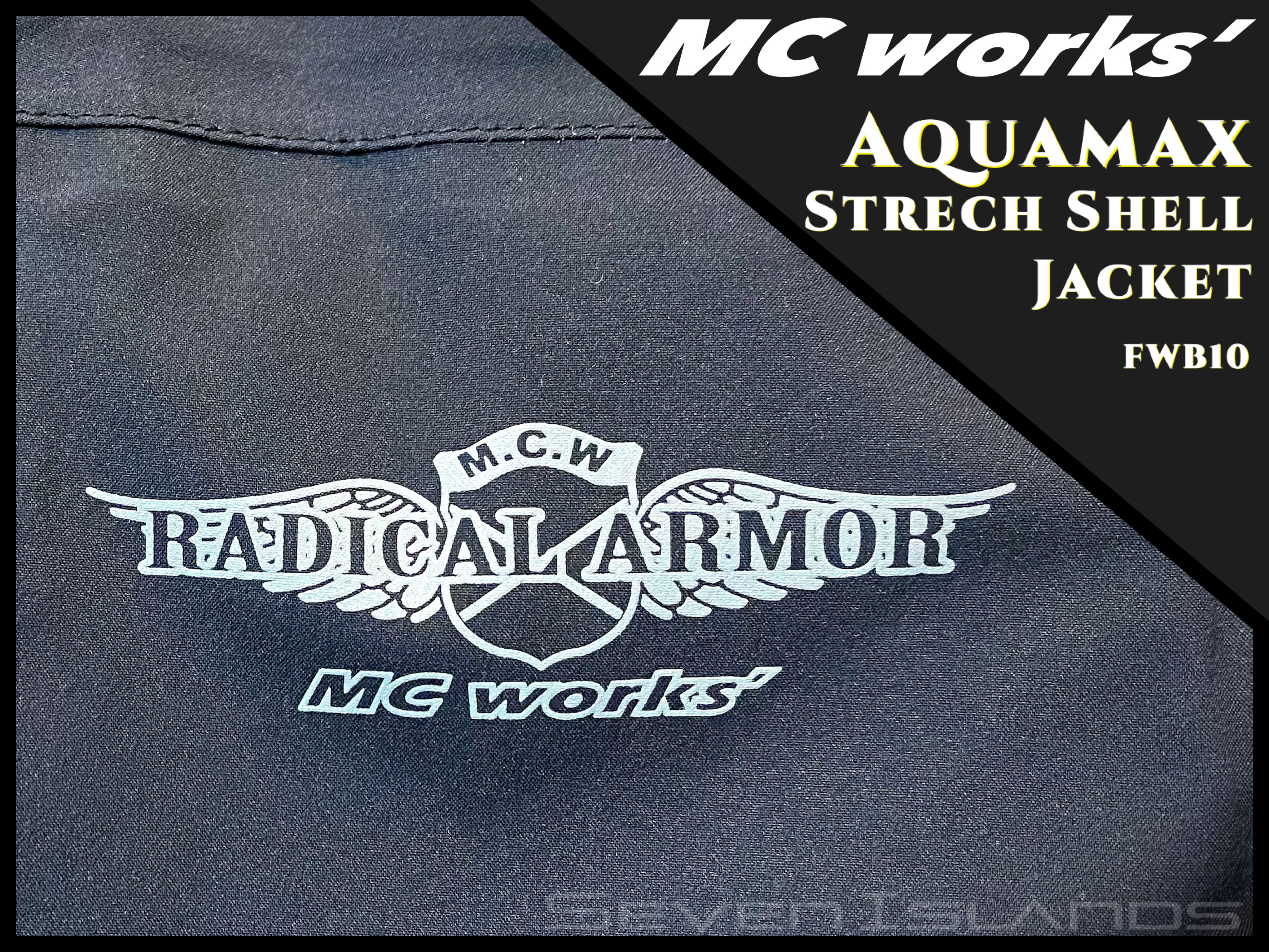 MC works' STRECH SHELL JACKET FWB10 サイズL MCワークス STRECH SHELL JACKET FWB10 : 鶴ヶ島タックル