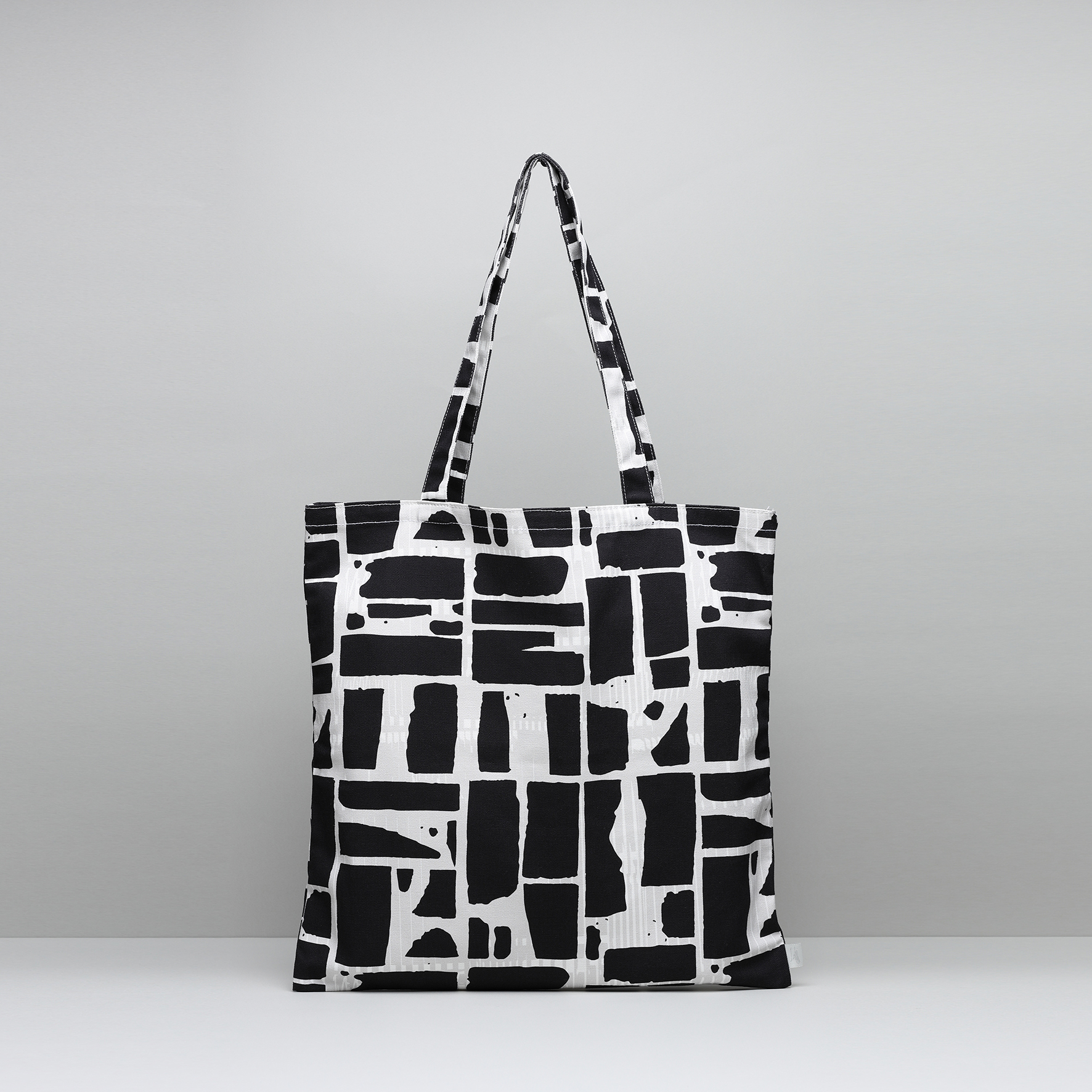 減簡托特包 / 三重黑灰