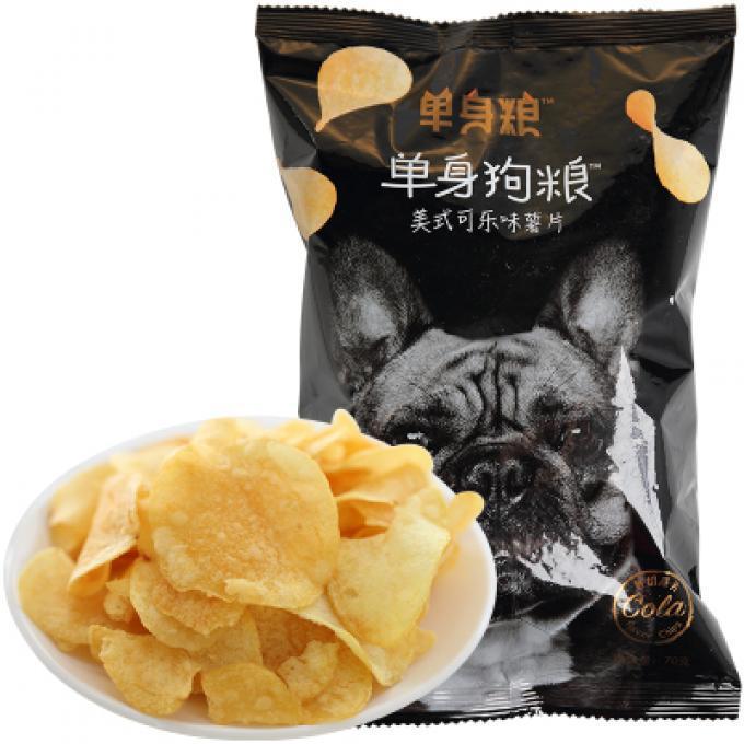 single dog potato chips