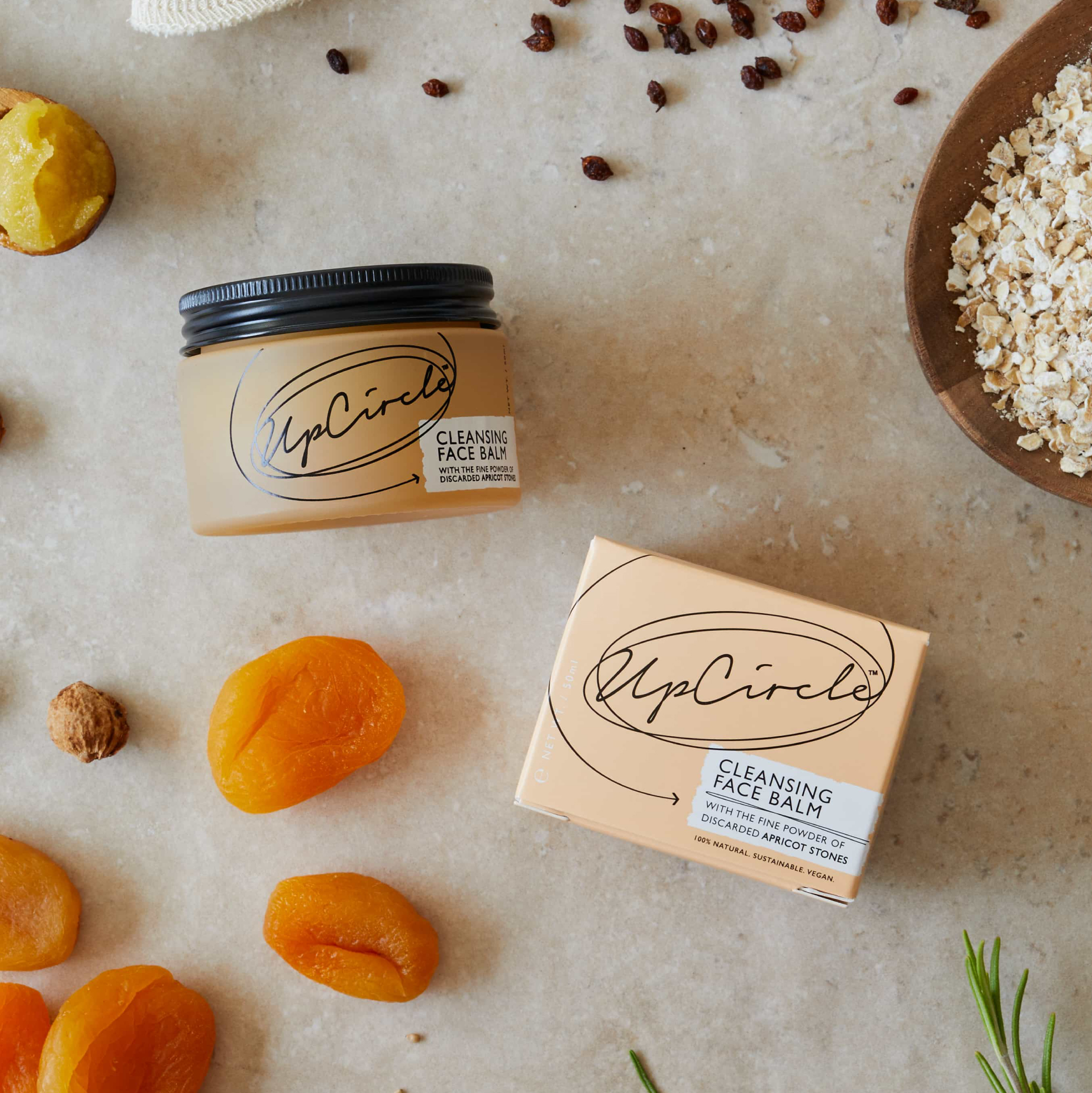 UPCIRCLE BEAUTY杏桃粉潔面乳