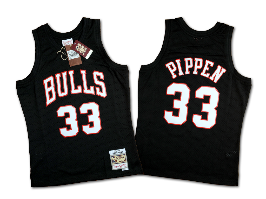 Mitchell & Ness 芝加哥公牛隊 Scottie Pippen 黑色異色 復刻 Swingman 球衣