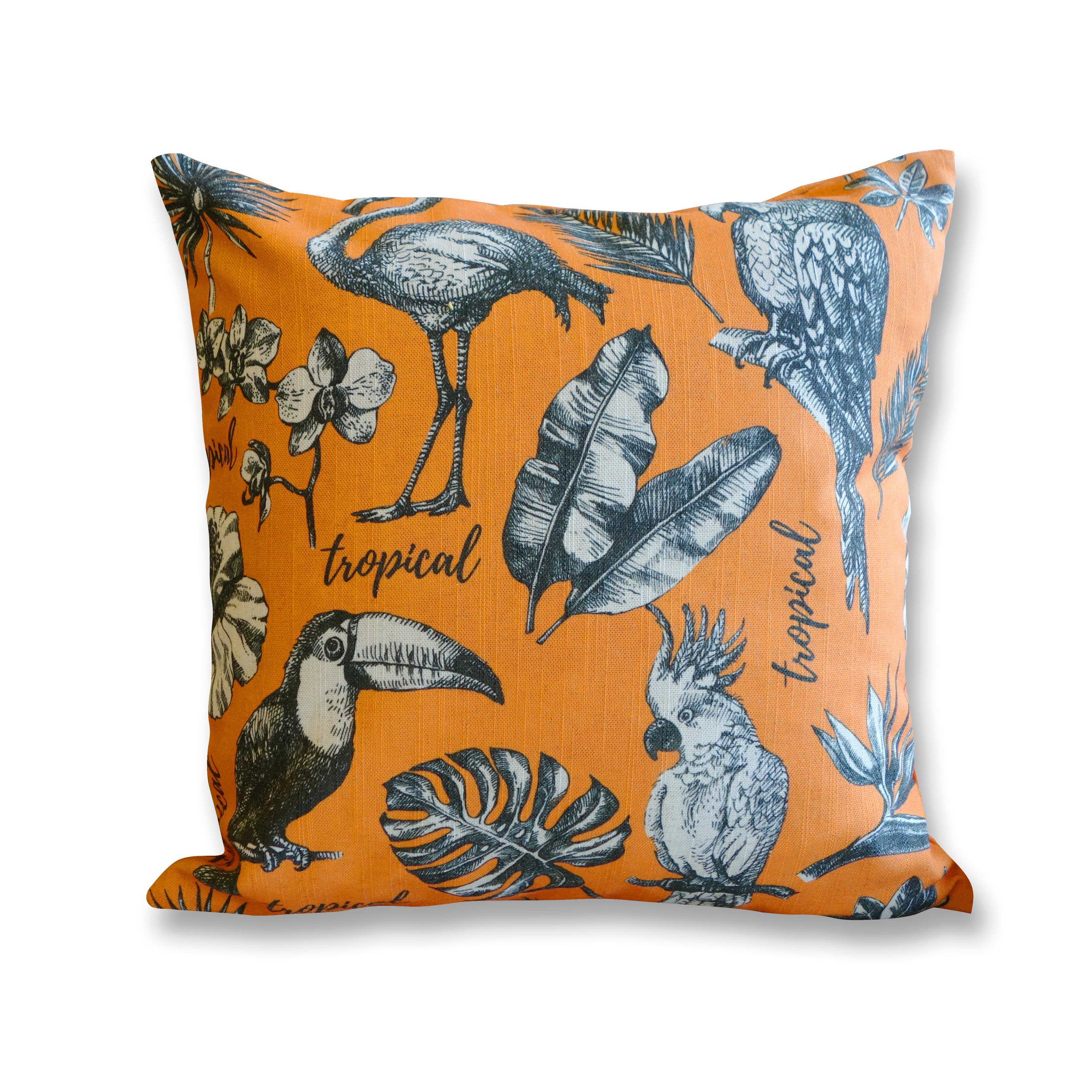 麻質咕𠱸套 (熱帶雀鳥/ 暖橙色)