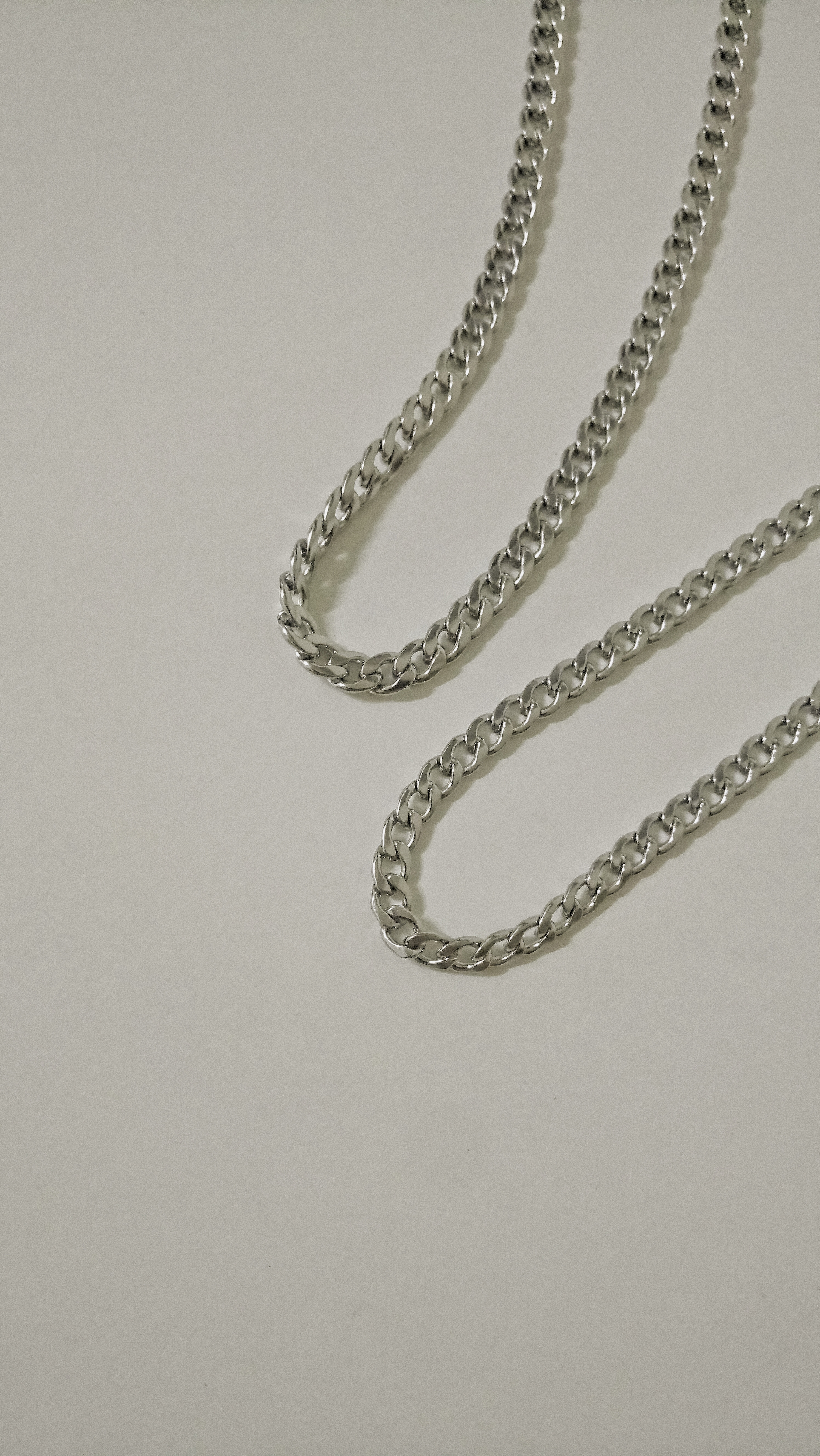 #現貨 (ACCN528) 鋼項鍊 扁鍊條古巴項鍊