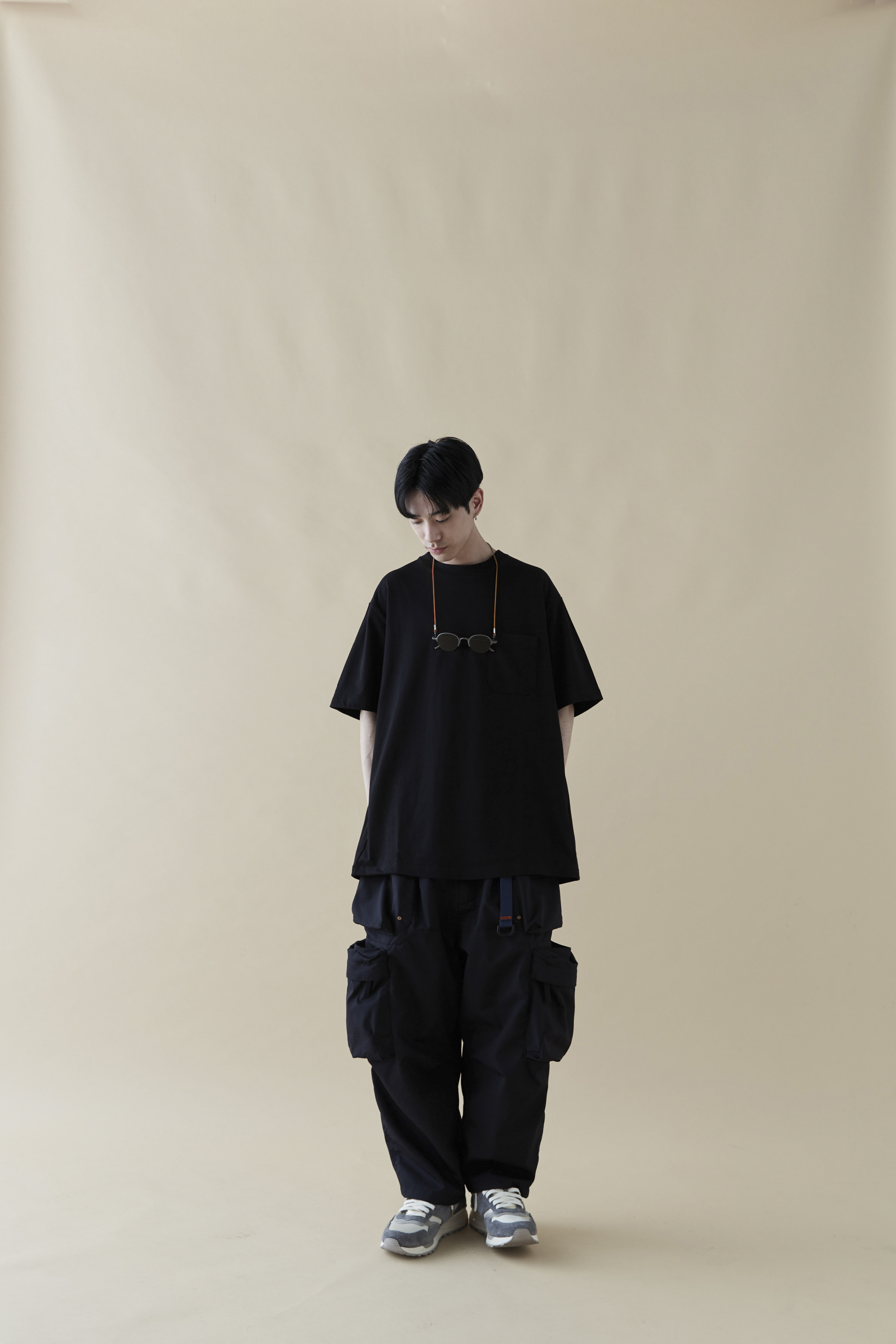 【TUOMIO】RIPSTOP CARGO PANTS ★韓国人気★ 追跡付 MUSINSA公式 | TUOMIO RIPSTOP CARGO PANTS [BLACK]