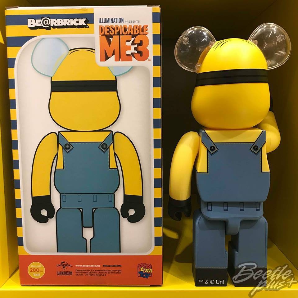 BEETLE BEARBRICK BE@RBRICK MINIONS DAVE 神偷奶爸小小兵庫柏力克4