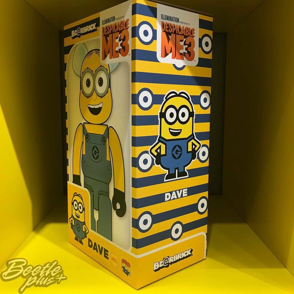 BEETLE BEARBRICK BE@RBRICK MINIONS DAVE 神偷奶爸小小兵庫柏力克4