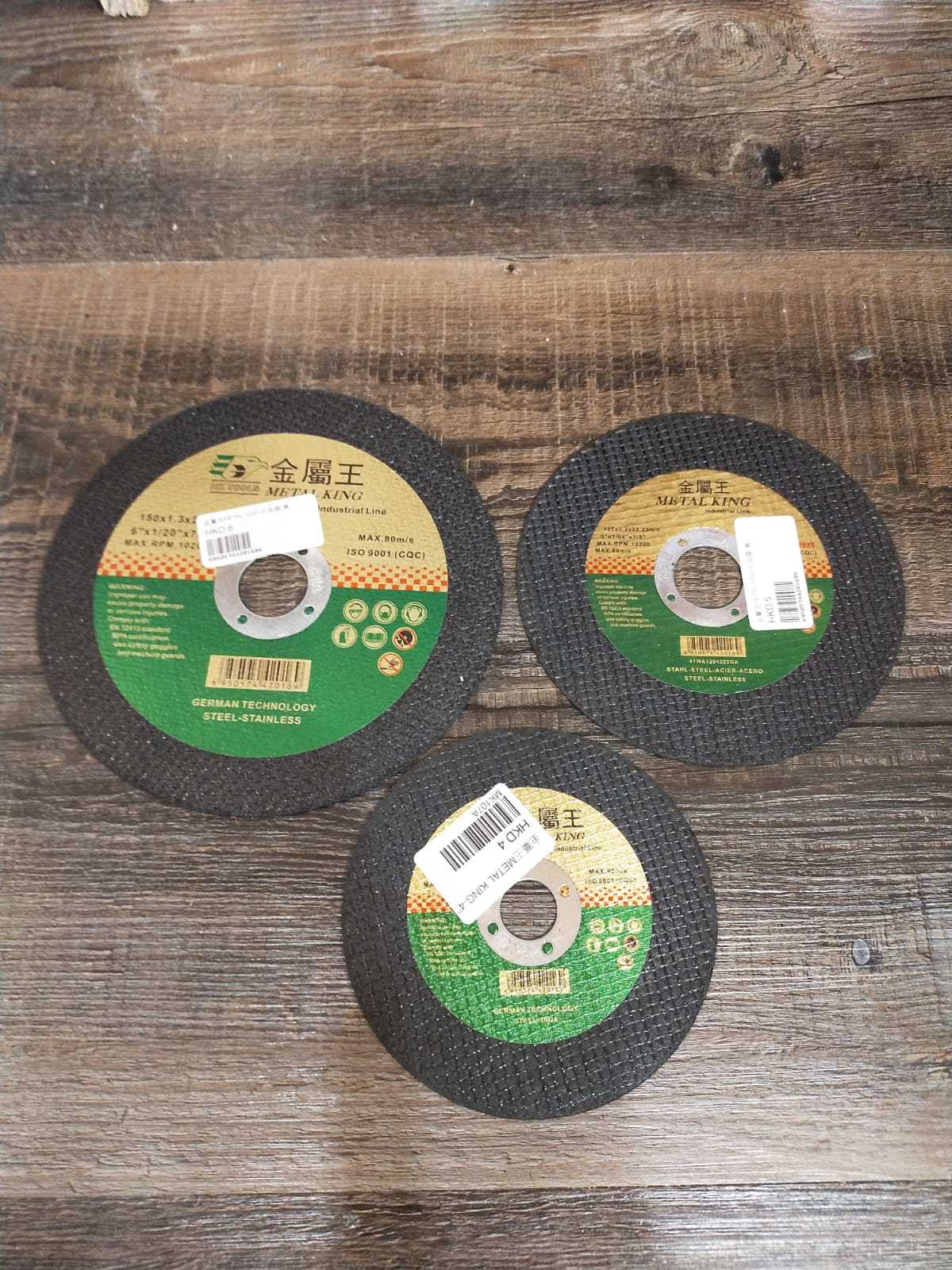 CUT -- 金屬王METAL KING  CUT碟(隻) 6" / 5" / 4"