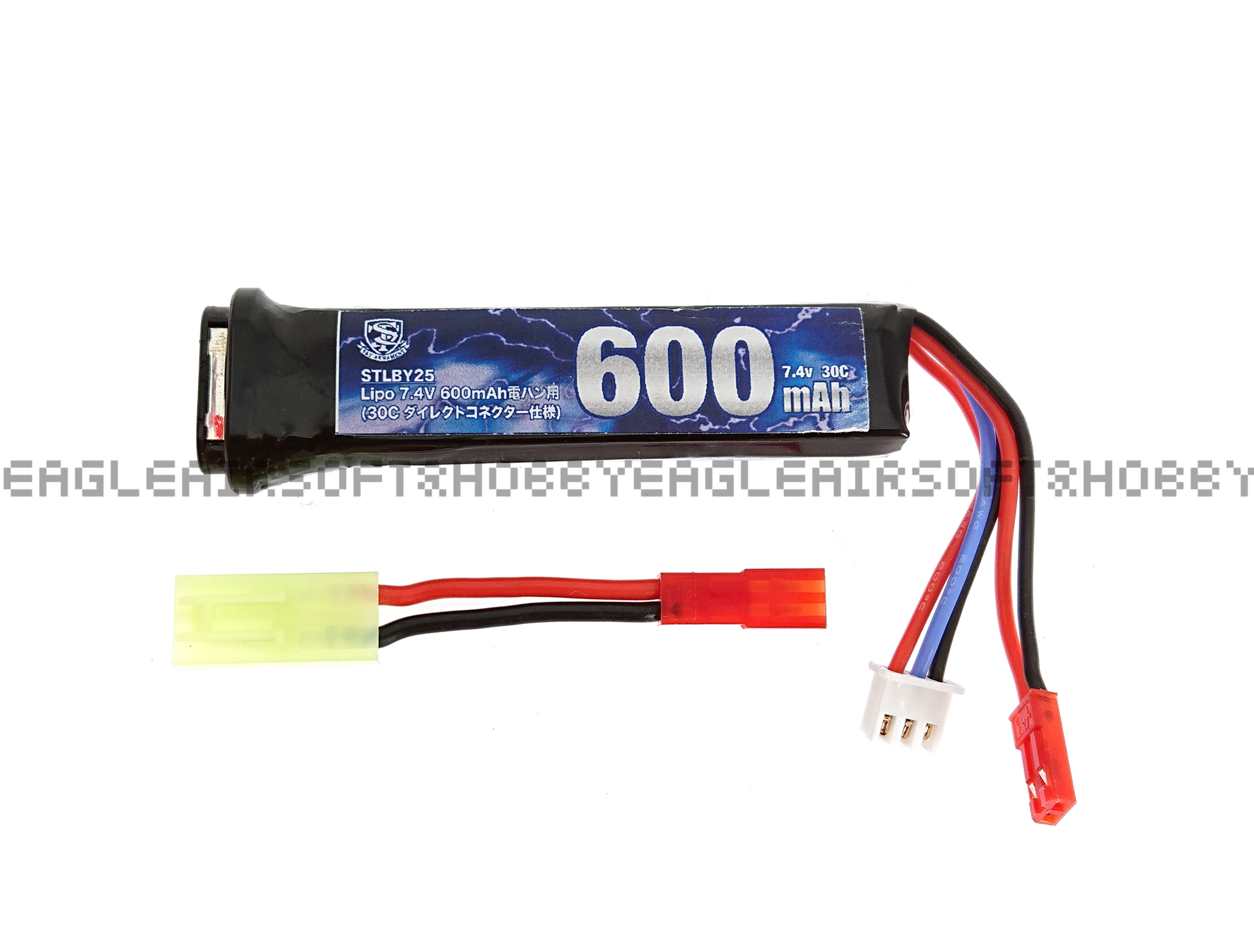 S&T LiPo 7.4v 600mAh 30C Stick Battery for Airsoft AEP