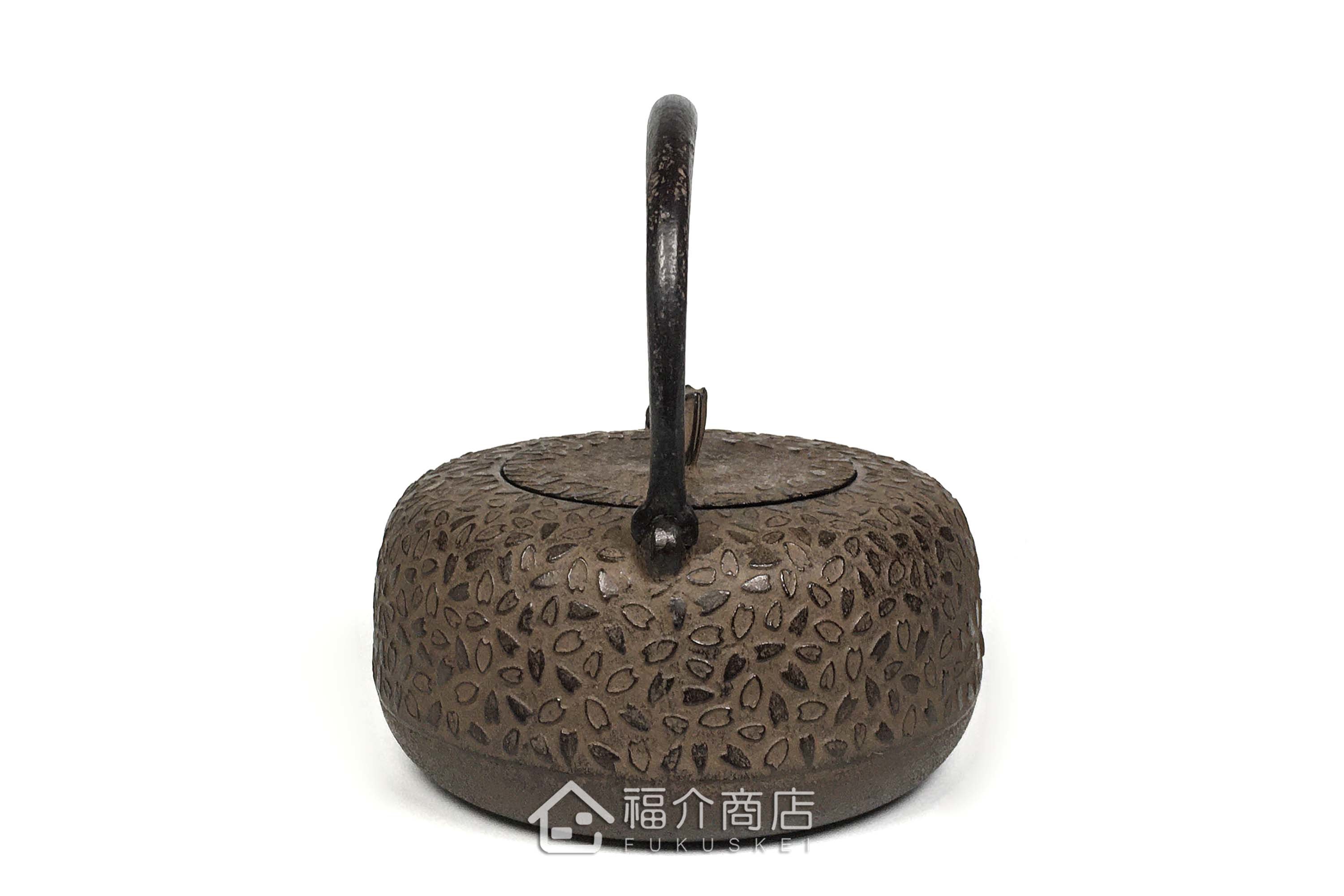 櫻花造型煮水泡茶用的日本鐵壺