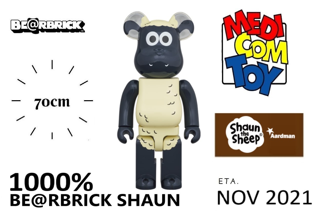 BE＠RBRICK Shaun「Shaun the Sheep」1000％ www.oldsiteesamc.york