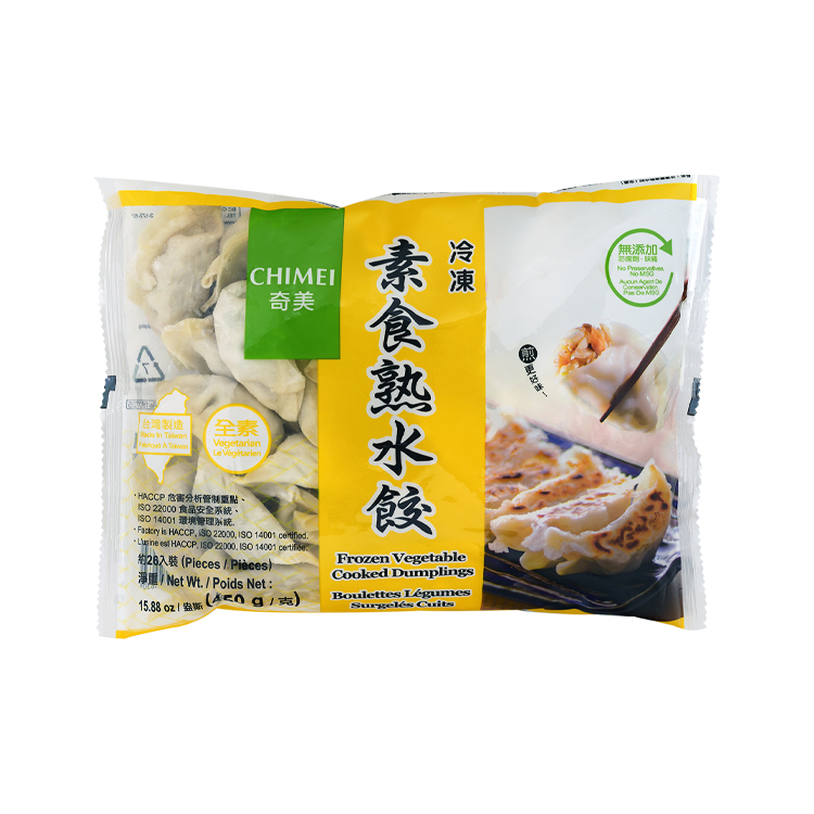 奇美 素食熟水餃 450g*24