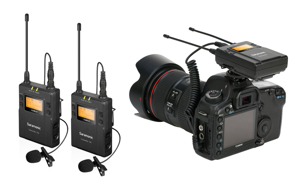 Saramonic楓笛 UwMic9 Kit2 (RX9+TX9+TX9) 一對二無線麥克風套組(送 BENRO SMART 10攝影包)