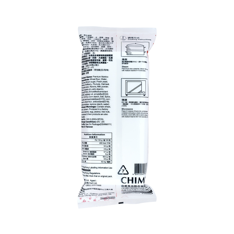 奇美 養生饅頭 195g*24