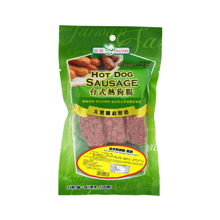 安可 黑椒熱狗腸 150g*48