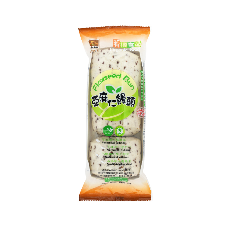 烘焙客 有機亞麻仁饅頭 225g*30