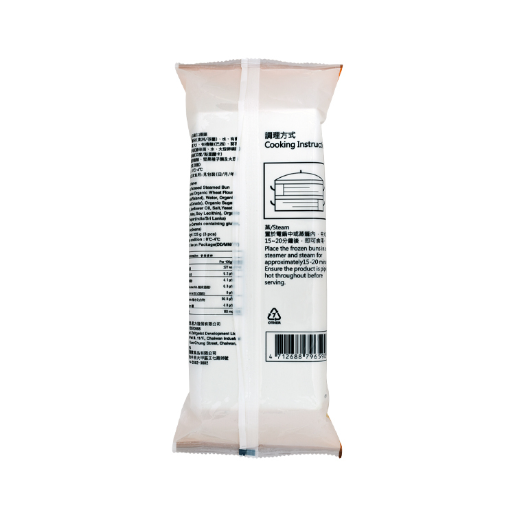 烘焙客 有機亞麻仁饅頭 225g*30