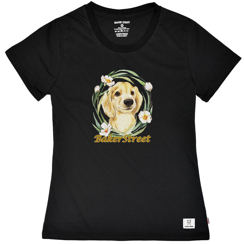 Circle of Puppy 花圈狗狗 女版短T