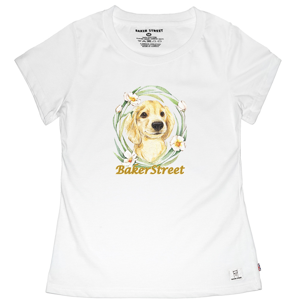 Circle of Puppy 花圈狗狗 女版短T