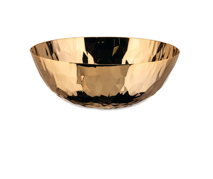 ALESSI JOY N.11 ROUND BASKET  -  GOLD