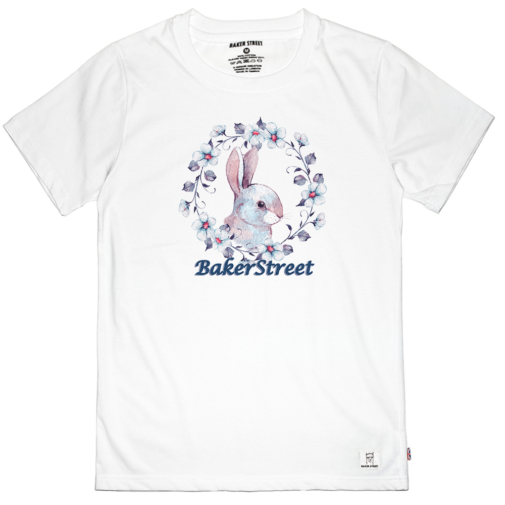 Circle of Rabbit 花圈兔兔 短T
