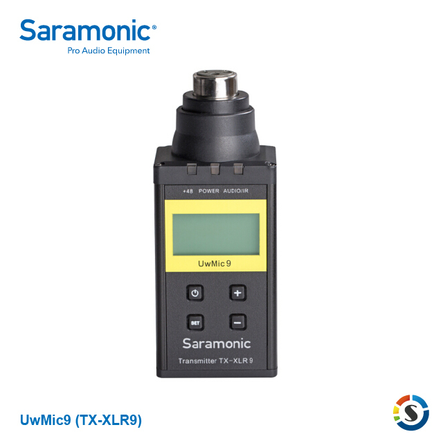 Saramonic楓笛 UwMic9 (TX-XLR9) XLR卡農接頭無線發射器