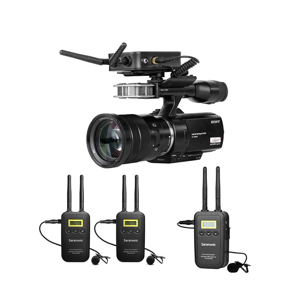 Saramonic楓笛 VmicLink5 (RX+TX+TX+TX) 一對三無線麥克風套組