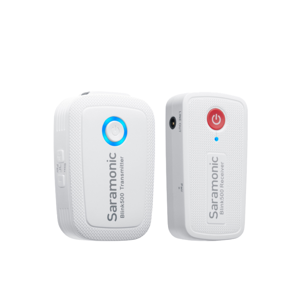Saramonic楓笛 Blink500 B1W(TXW+RXW) 一對一無線麥克風套裝(白色版)