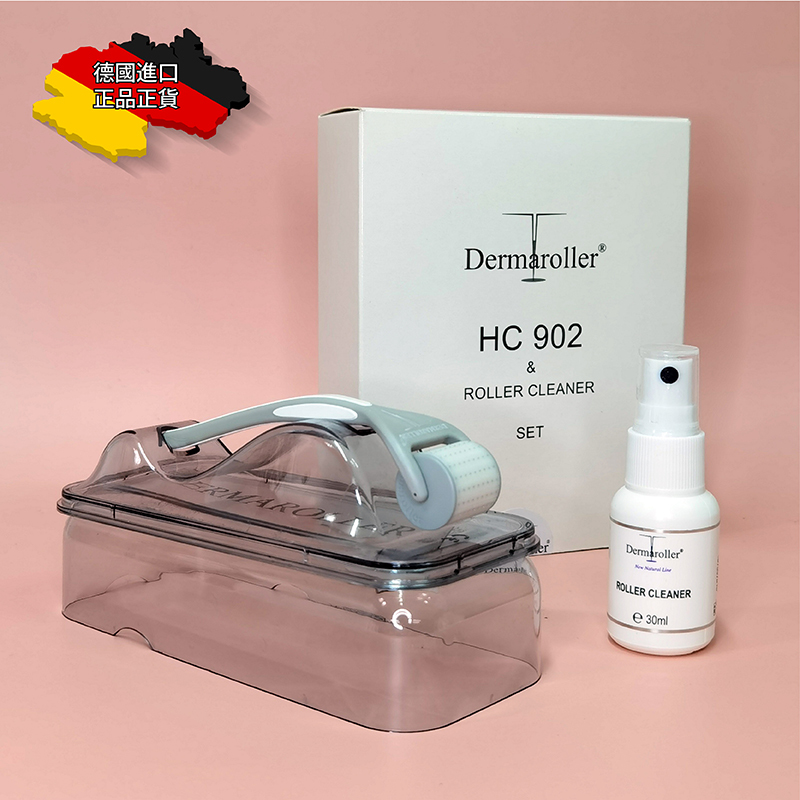 ボディ・フェイスケア Dermaroller HC 902 & Roller Cleaner Set Micro-Needling Home Care Roller by Dermaroller® |
