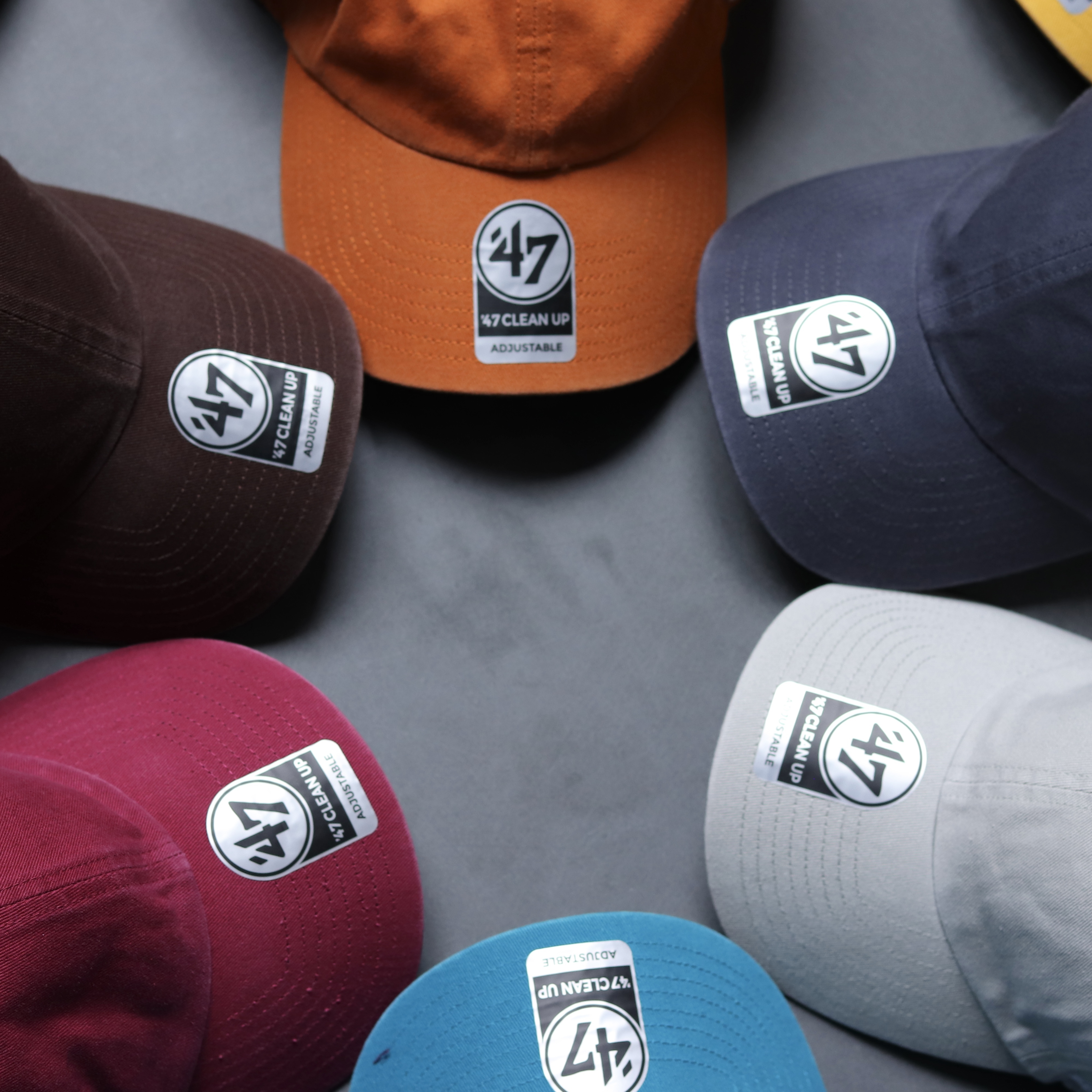 【現貨】47 Brand Clean Up Cap 美國 經典 水洗 電繡 六分割 老帽 素帽 棒球帽