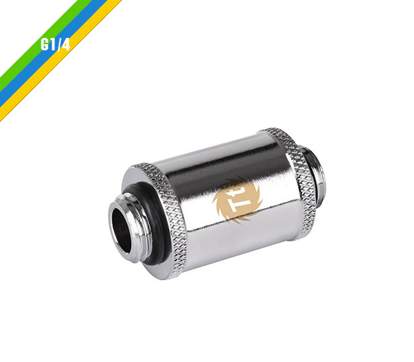 米特3C數位– 曜越 Pacific G1/4公頭對公頭30mm延伸管/銀.黑/CL-W044-CU00SL-A/CL-W044-CU00BL-A