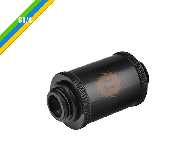 米特3C數位– 曜越 Pacific G1/4公頭對公頭30mm延伸管/銀.黑/CL-W044-CU00SL-A/CL-W044-CU00BL-A