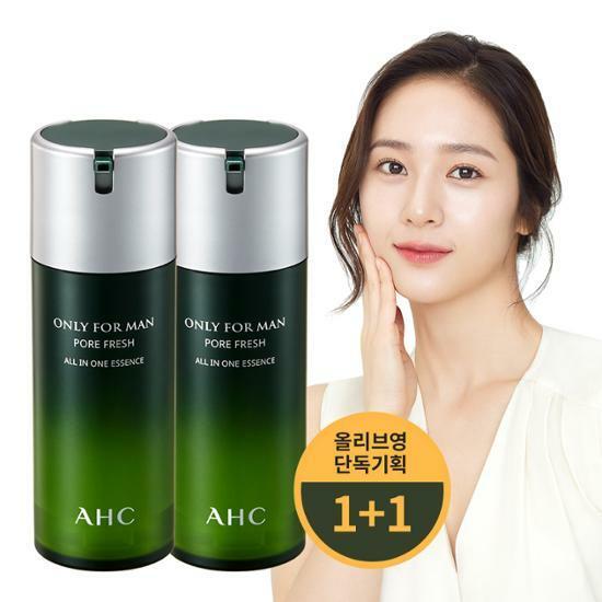 AHC Only For Men Pore Fresh All In One Essence 120ml [Olive Young Double Set]