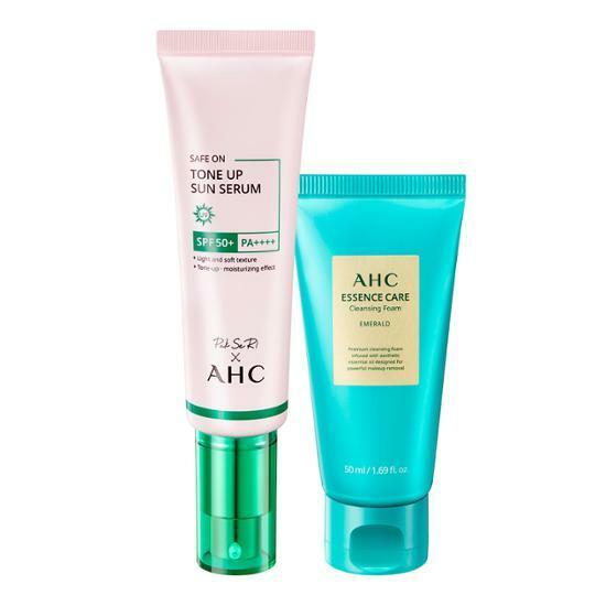 AHC Safe On Tone Up Sun Serum SPF50+ PA++++ 50ml [Olive Young Special Set]