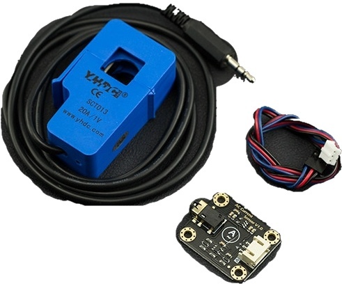 類比交流鉗式電流感測器 (相容Arduino) Gravity系列