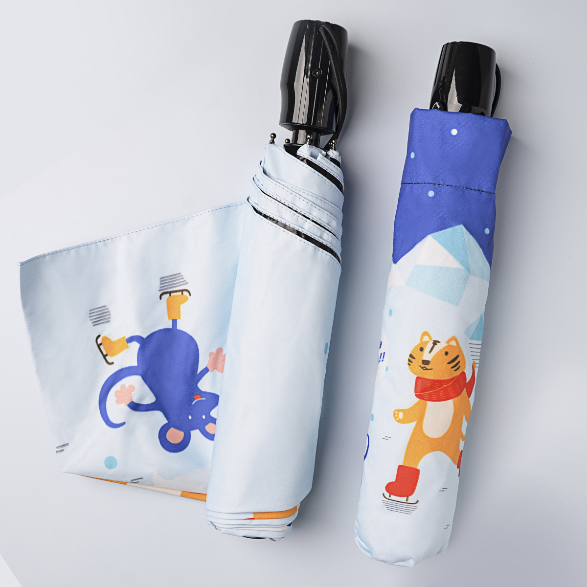 Rainbow House 晴雨傘 來抓我吧 自動傘 安全開收 大傘面