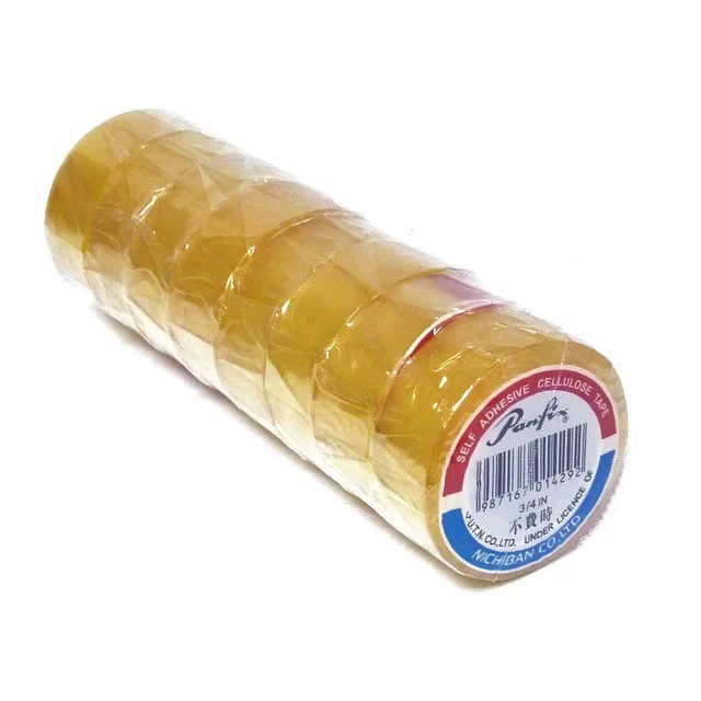 Panfix 不費時 3/4” (25碼) 透明膠紙 (1筒8卷)