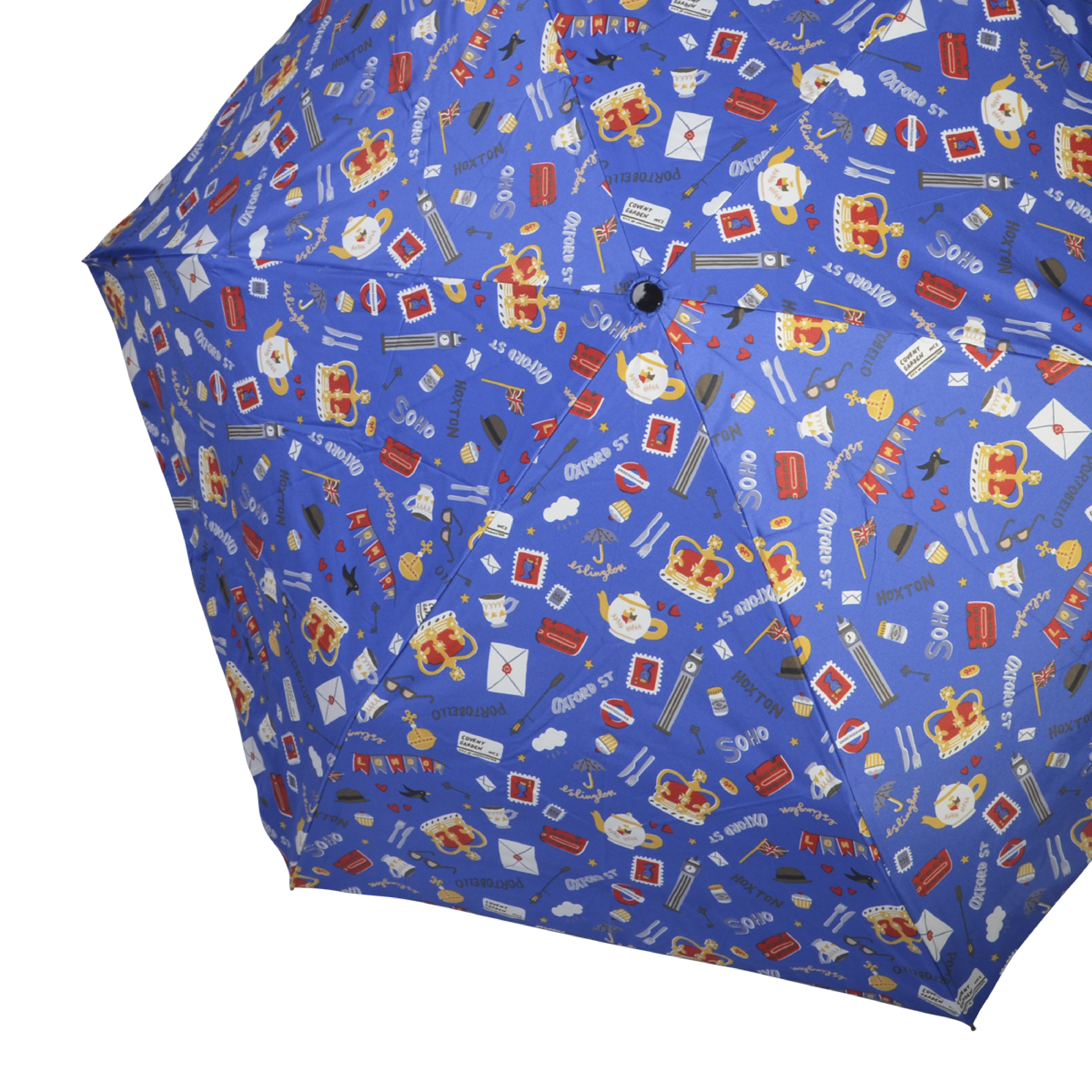 Rainbow House 晴雨傘 俏皮英倫風 自動傘 安全開收 大傘面